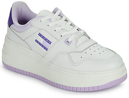 Tommy Jeans Lage Sneakers Tommy Jeans TJW RETRO BASKET FLATFORM ESS" Wit - 36,37,38,39,40,41