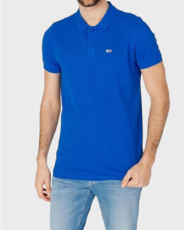 Tommy Jeans Polo Shirts Tommy Jeans , Blue , Heren - M,S