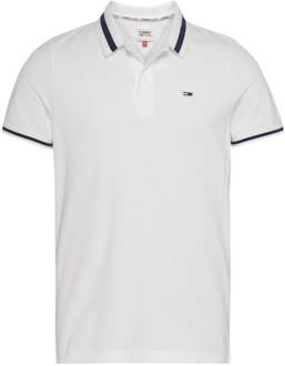 Tommy Jeans Polo Shirts Tommy Jeans , White , Heren - XL