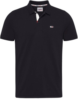 Tommy Jeans Polo T-Shirt Tommy Jeans , Black , Heren - M,S,Xs