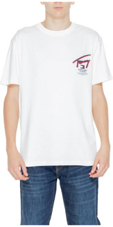Tommy Jeans Regenerative Cotton Street T-Shirt Tommy Jeans , White , Heren - 2Xl,L,M,S
