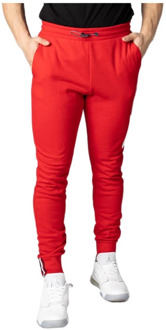 Tommy Jeans Rode broek met veters en zijzakken Tommy Jeans , Red , Heren - 2Xl,Xl,M