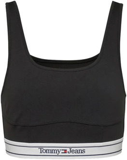 Tommy Jeans Sleeveless Tops Tommy Jeans , Black , Dames - M,S,Xs