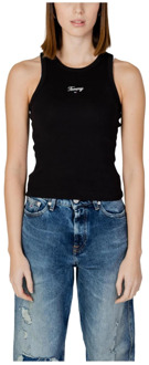 Tommy Jeans Sleeveless Tops Tommy Jeans , Black , Dames - Xl,L,M,S,Xs