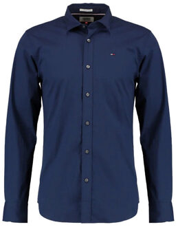 Tommy Jeans slim fit overhemd Blauw - 2XL