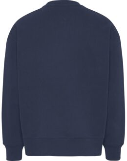 Tommy Jeans Sweaters Signature Crew Sweater Blauw - 2XL
