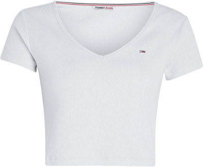 Tommy Jeans T-Shirts Tommy Jeans , White , Dames - L,Xs