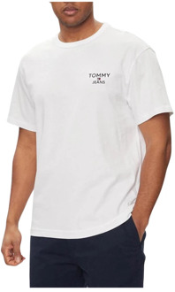 Tommy Jeans T-Shirts Tommy Jeans , White , Heren - Xl,L,M