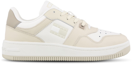 Tommy Jeans Tjw Sneakers Dames - Groen - Maat 36 - Leer Green