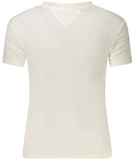 Tommy Jeans Tommy Hilfiger Jeans Dames T-shirt Wit
