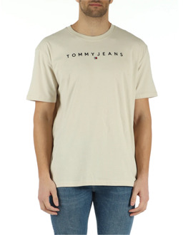 Tommy Jeans Tops Tommy Jeans , Beige , Heren - Xl,L