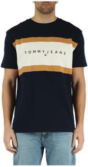 Tommy Jeans Tops Tommy Jeans , Blue , Heren - XL