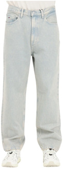 Tommy Jeans Wijd uitlopende jeans in zandkleur Tommy Jeans , Blue , Heren - W33,W30,W31