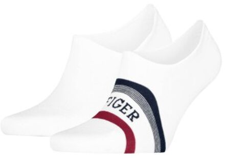 Tommy Men Tab Footie Socks 2 stuks Zwart,Grijs,Wit,Blauw - Maat 39/42,Maat 43/46