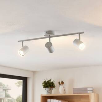 Tomoki plafondlamp, wit, 3-lamps mat wit