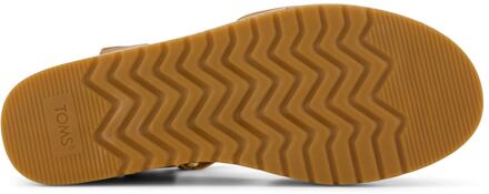Toms Alana Textiel Dames Bruine Suiker Sandalen - EU 38 / UK 5