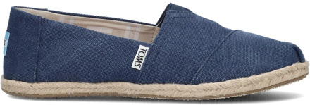 Toms ALPARGATA Dames ESPADRILLE - NAVY - Maat EU36.5