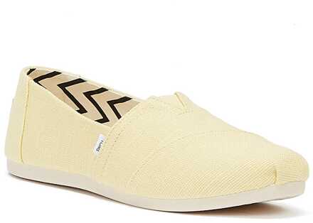 Toms Alpargata Heritage Canvas Dames Banaan Geel Espadrilles - maat