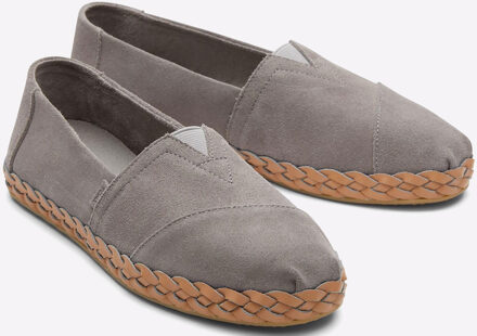 Toms Alpargata Leer Dames Grijs