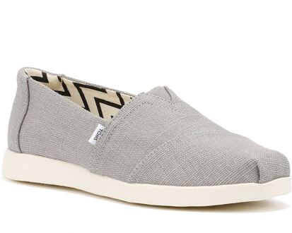 Toms Alpargata Plus Heritage Canvas Dames Grijze Espadrilles Grijs