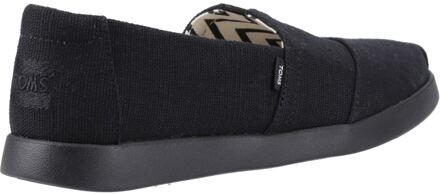 Toms Alpargata Plus Jute Vrouwen Zwart/Zwarte Espadrilles - EU 42 / UK 8