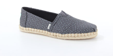 Toms Alpargata Rope Dames Espadrilles - Black - Maat 37