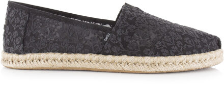 Toms Alpargata Rope Floral Lace 10019818 Zwart-37 maat 37