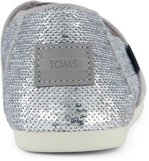 Toms Alpargata Sequins Textiel Dames Zilveren Espadrilles - EU 39/ UK 6