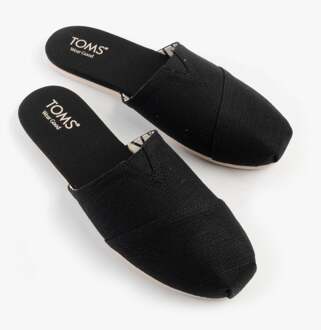 Toms Alpargata Slipper Dames Espadrille Zwart - EU 42 / UK 8