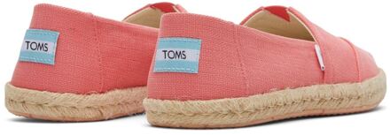 Toms Alpargata Touw Lyocell Dames Espadrilles Perzik - EU 38 / UK 5