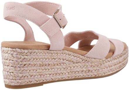 Toms Audrey Leren Damessandalen Pale Rose Rosé - EU 40.5 / UK 7