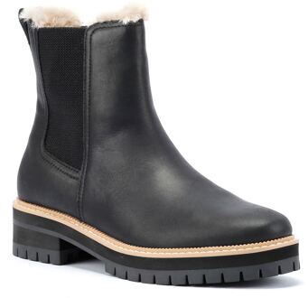 Toms Bennet Nubuck Vrouwen Zwart Laarzen