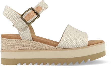 Toms Canvas Sandal Diana Toms , Beige , Dames - 40 Eu,39 Eu,36 Eu,38 Eu,41 Eu,37 Eu,42 EU