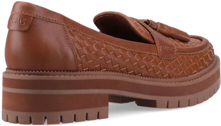 Toms Cara Geweven Dames Amber Bruine Instappers - EU 39/ UK 6
