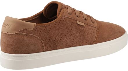 Toms Carlo 2.0 Leren Herensneakers In Walnootkleur Bruin