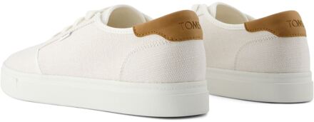 Toms Carlo 2.0 Textiel Heren Witte Sneakers - EU 40.5 / UK 7
