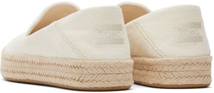 Toms Carolina 100% Katoen Dames Espadrilles Naturel