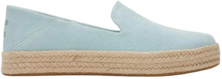 Toms Carolina Lichtblauwe Loafers Toms , Blue , Dames - 37 Eu,36 EU