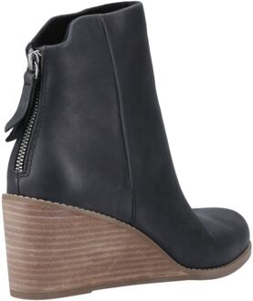 Toms Casey Leer Vrouwen Zwart Laarzen - maat