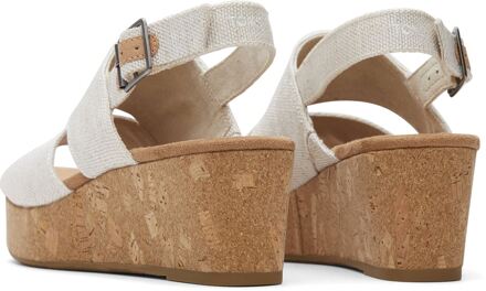 Toms Claudine Nylon Damesschoenen Natuurlijk Grijs - EU 39/ UK 6