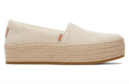 Toms Creme Loafers voor Valencia Stijl Toms , Beige , Dames - 40 Eu,39 Eu,43 1/2 Eu,41 Eu,36 Eu,42 EU