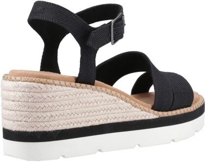 Toms Darya Polyester Damessandalen Zwart - EU 39/ UK 6