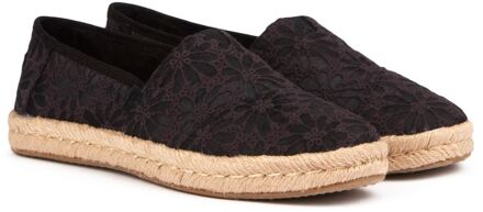 Toms Floral Lace Schoenen Zwart - EU 37 / UK 4