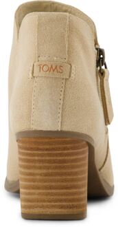Toms Goldie Textiel Dames Sandalen Met Hak Enkellaarsjes Bruin