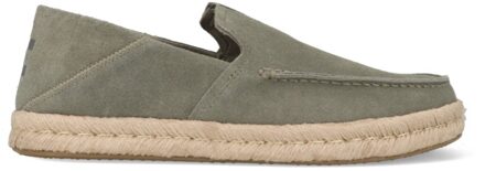 Toms Loafers Alonso Rope 10020874 Olijf Groen maat