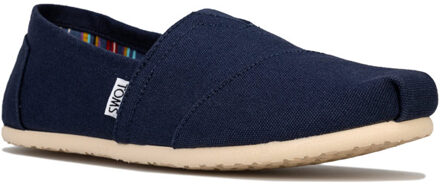 Toms Marineblauwe Toms Classics-sneakers van canvas voor heren