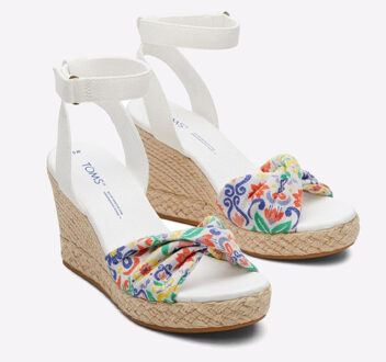 Toms Marisela Dames Witte Sleehakken - EU 40.5 / UK 7