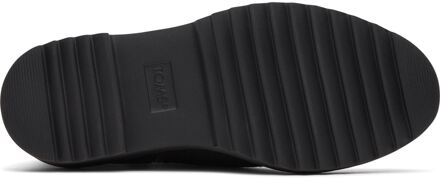 Toms Maude Leren Dames Forged Iron Laarsjes Zwart