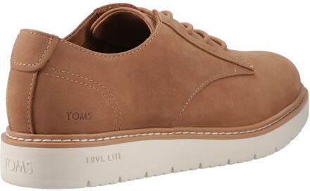 Toms Navi TRVL LITE Leer Heren Tan Veterschoenen - maat Bruin