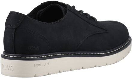 Toms Navi TRVL LITE Leer Heren Zwart Oxford Schoenen - EU 44.5 / UK 10